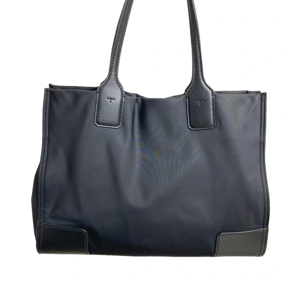 Tory Burch black Ellen nylon tote bag